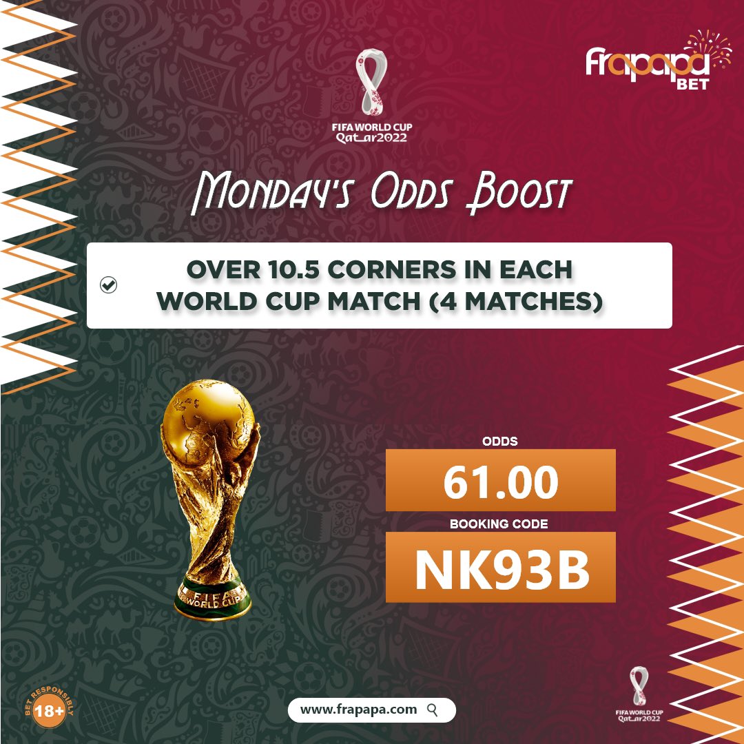 Freekelvin_'s tweet photo. Get a 10% Deposit Boost for every ₦1000 and above you fund into your @FrapapaOfficial bet account.
What are you waiting for?
Deposit Now: https://t.co/3TrarCHgbM
Use my Promo code: PYM
#FrapapaBet #DepositBoost https://t.co/Tgjp11dRkX
