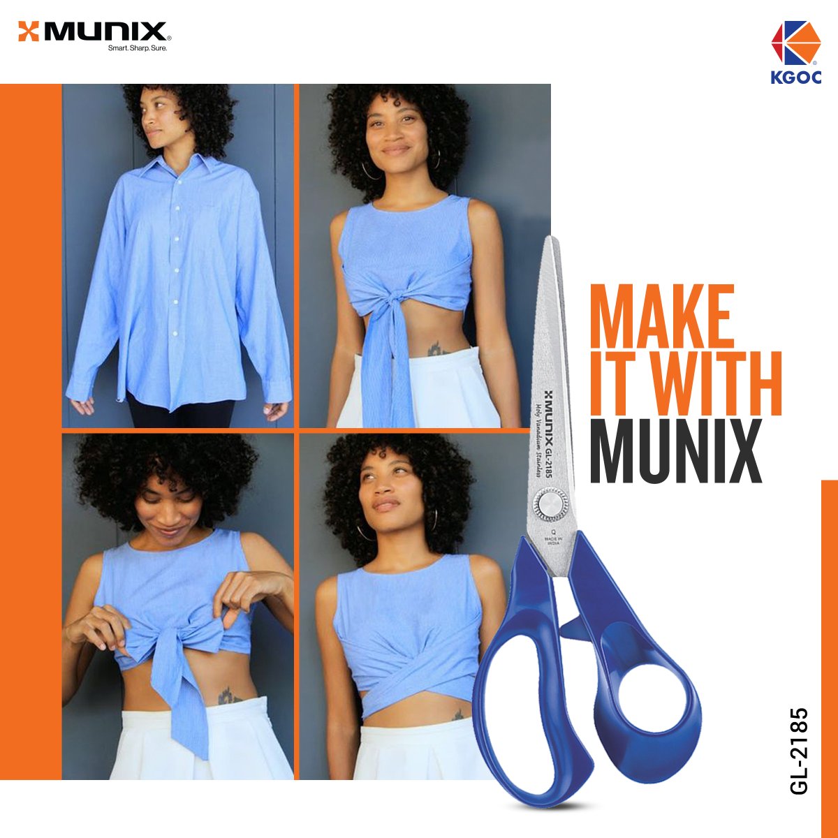 MunixKGOC's tweet image. Explore trends and style with Munix GL-2185

To know more visit: bit.ly/3UGvkDL

#MunixScissors #CutToCreate #Sustainable