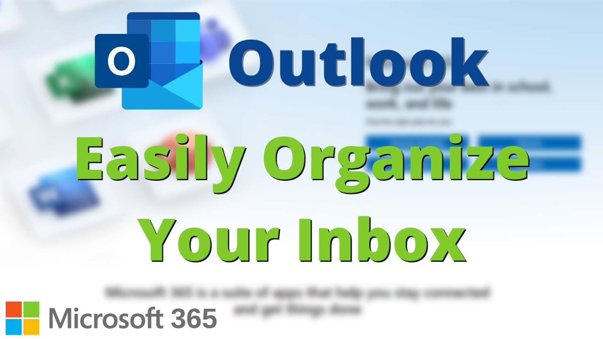 startuphomebase's tweet photo. In this video, I will show you how to use Outlook Rules, Filters &amp; Labels to Organize Emails.

Check it out here:  https://t.co/cxO1T1fO2P

#WorkLifeBalance #WFH #onlinebusiness #entrepreneurs #homeoffice #remotework https://t.co/YlUv8Ad82F