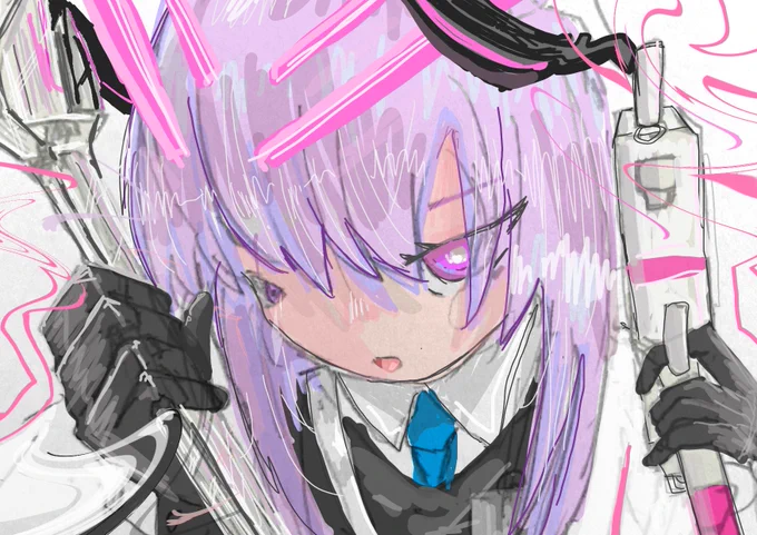 「ウタハ」#ブルアカ #ブルアカワンドロ部 