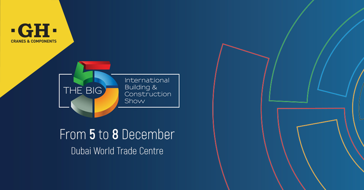 Next stop - Dubai. The important @Big5Exhibition is waiting for you from 5th to 8th December. Don’t hestitate to visit our stand!
#ghcranes #cranes #liftingyourworld
