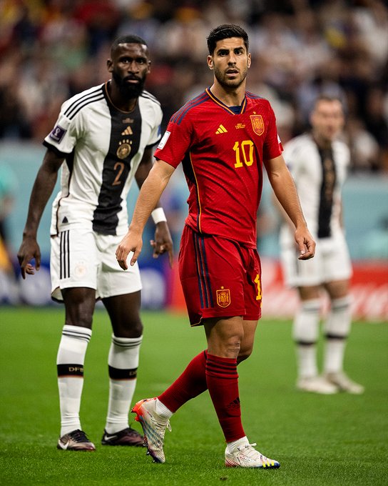 🇪🇸 1-1 🇩🇪 💥 Marco Asensio Willemsen 💪 Dani Carvajal 💨 Antonio Rüdiger #FIFAWorldCup.