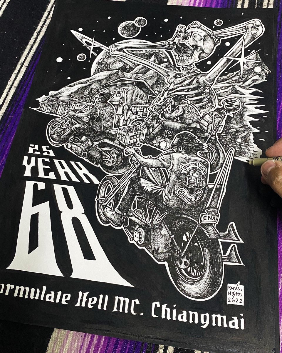 My tshirt design for 25 year Formulate MC. ✍🏾🇹🇭⚡️⚡️ #anvilhead #artwork #illustration #NFTs #NFT買います #NFTcollections #NFTCommmunity #nftcollectors