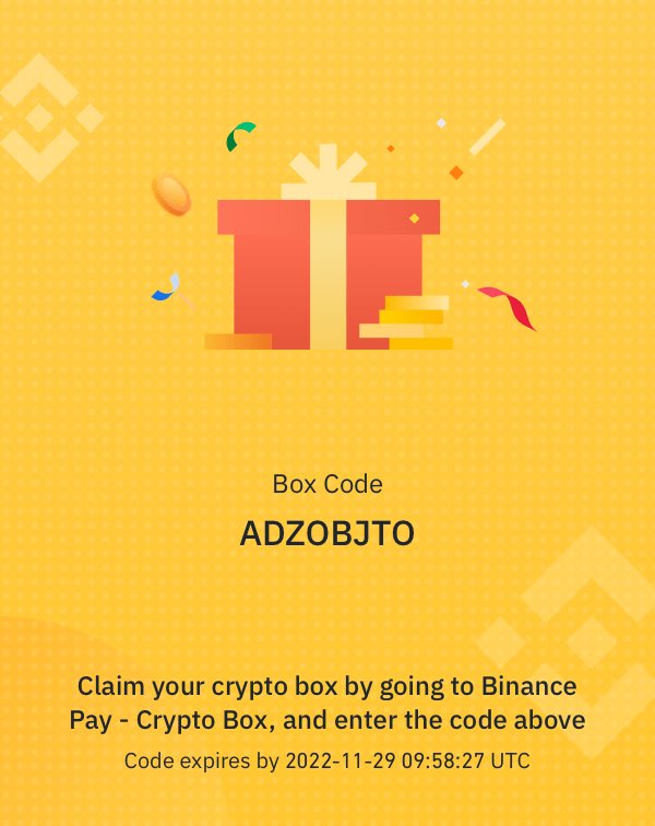 20 likes for the next cryptobox code ♥️
Binance cryptobox: 

Like &amp; follow &amp; Retweet please 🤗
#btc          #binance       #crypto #kripto #cryptobox #eth #SolarEclipse #solana #giveaway #BTTC #free #giveaway #Bitcoin        #nft #binancebox