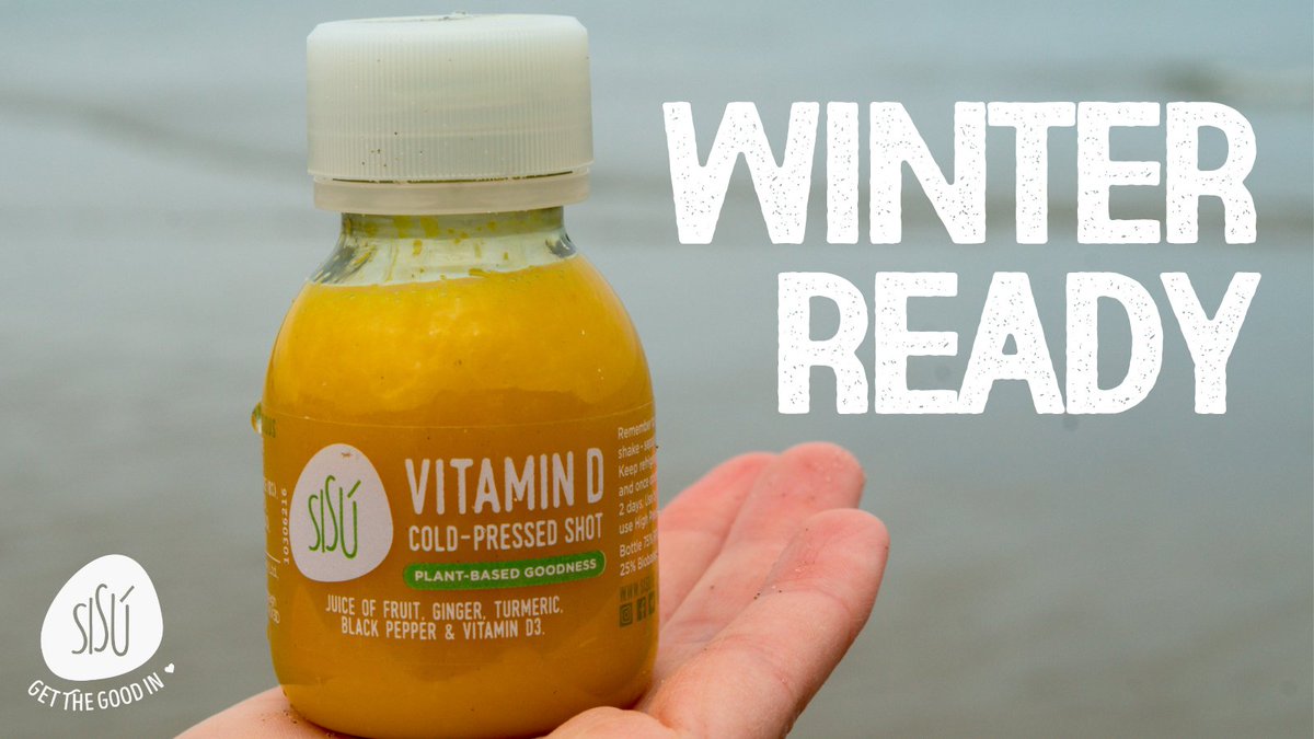 Boost your daily Vitamin D levels with SiSú! 🔅
Get a free case of Vitamin D wellness shots when you spend €80 on SiSú. Every shot contains your RDA of Vitamin D, helping you to be winter ready!

Shop online now at sisu.ie

#GetTheGoodIn #vitaminD #immunity