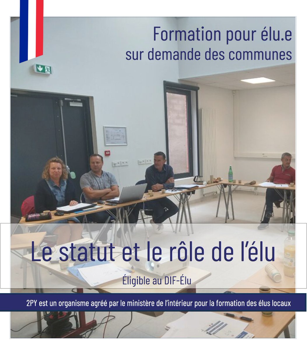 2pyFormation's tweet image. Le rôle et le statut de l'élu  #COMMUNES  #formation 
#Rouen #Normandie 

Les fondamentaux du mandat ....

2py.fr/2py-formation/…

Contactez-nous plus  pour en savoir davantage