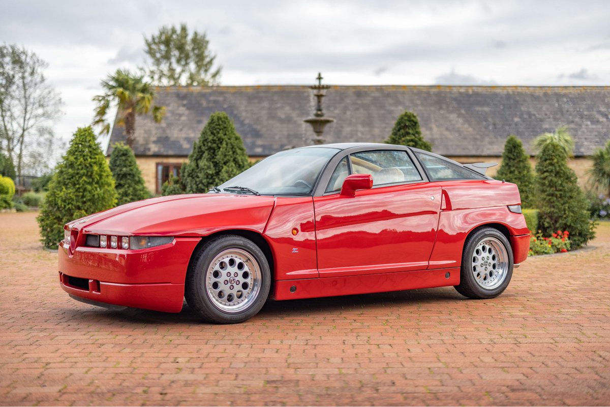 HagertyUK's tweet photo. Rate each of these Alfa Romeos with a score out of 10 for looks alone.

SZ,  8C,  33 Stradale, and GTV https://t.co/DECtMP074o
