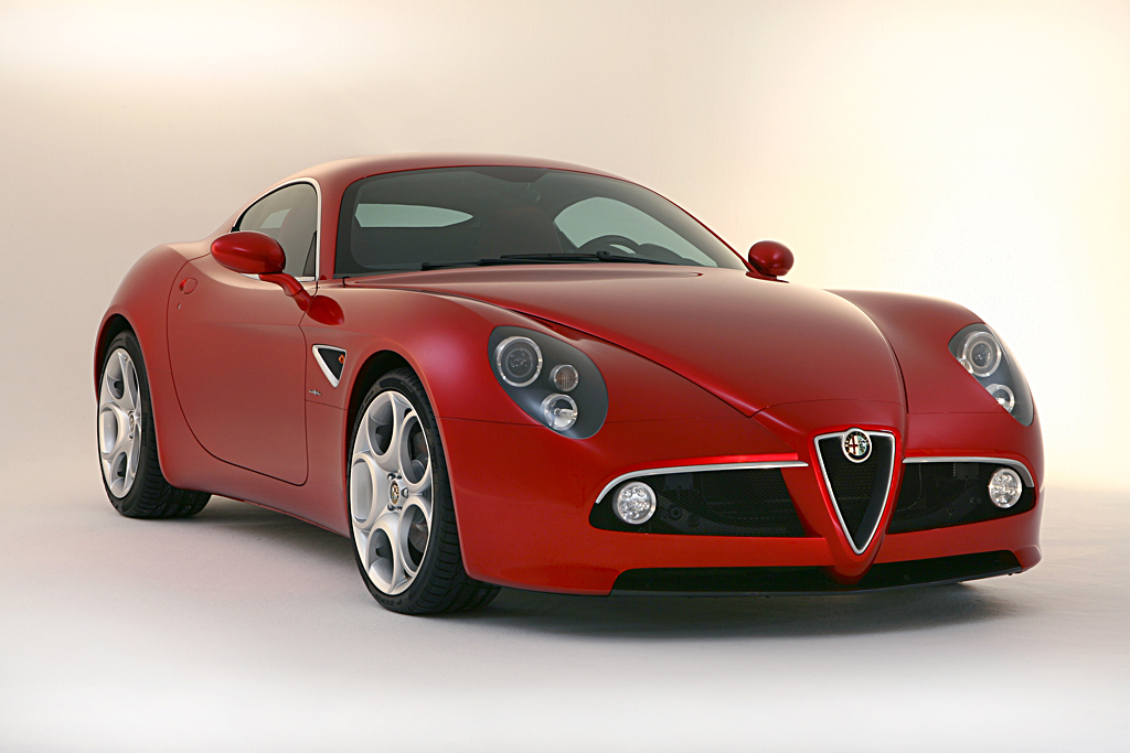 HagertyUK's tweet photo. Rate each of these Alfa Romeos with a score out of 10 for looks alone.

SZ,  8C,  33 Stradale, and GTV https://t.co/DECtMP074o