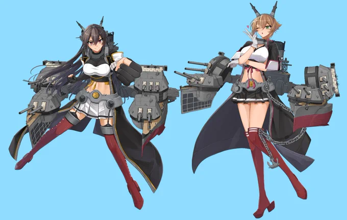 メインビジュアルは特に意味も無く全身立ち絵で描いてました 