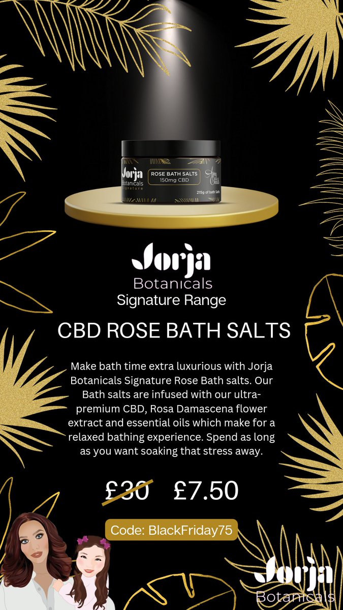 JorjaBotanicals's tweet photo. Check out our Signature Range - our line of more luxurious Skincare Products 💕

Use code 'BlackFriday75' at checkout for 75% off your whole order 🖤 https://t.co/0ySFbuRTlf