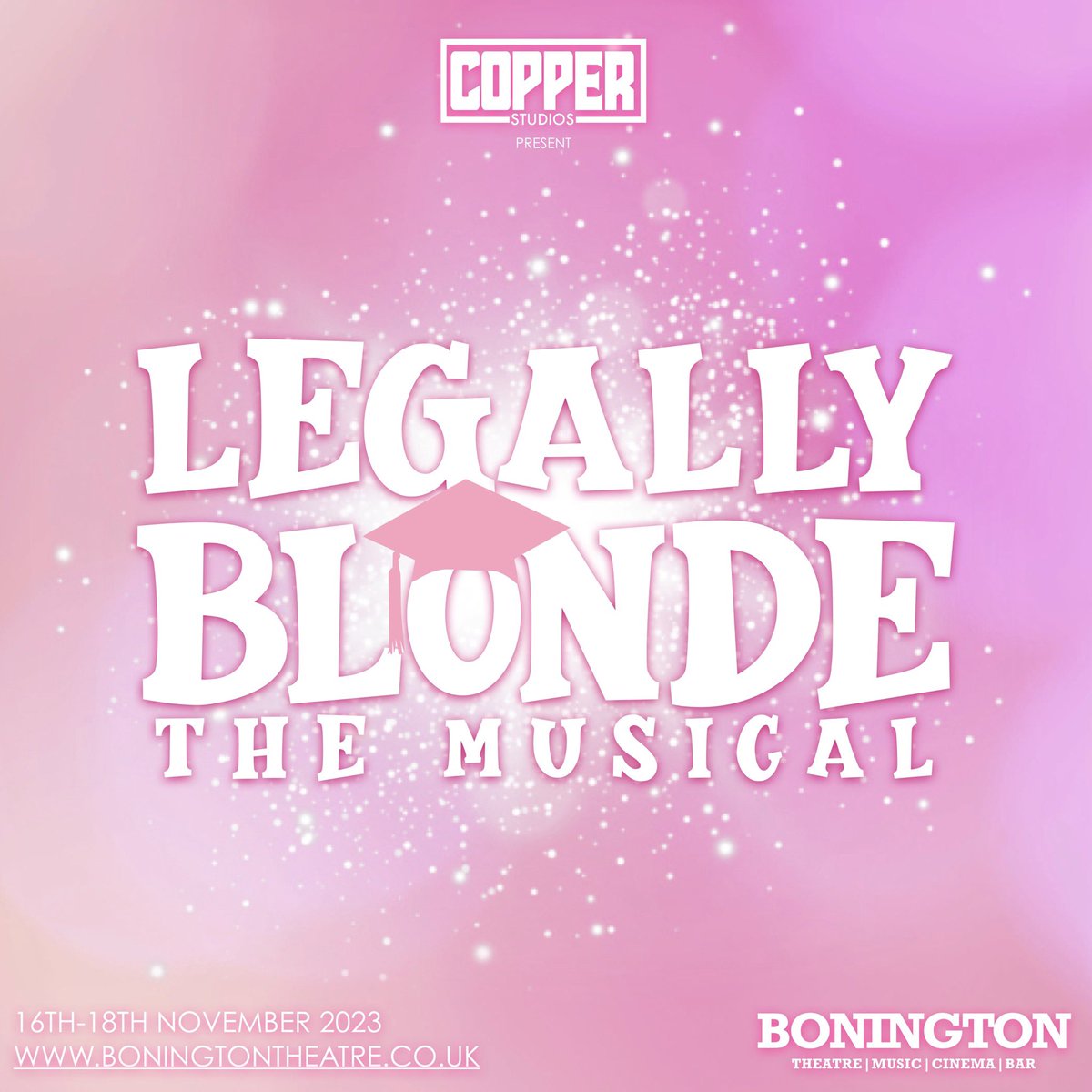 copperstudios_'s tweet photo. Omigod you guys! 
Copper Elite are SERIOUS-ly excited to announce our next full-scale production will be LEGALLY BLONDE🐾💖👩‍⚖️

🎼Auditions to join the cast: 28th March 2023 (email to secure your audition slot)
🎟️Tickets go on sale: 1st May 2023 https://t.co/VohOuykvgz