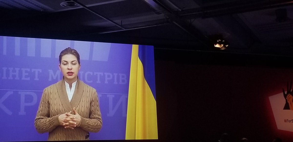 Ukraine Deputy Prime Minister announced her collaboration with <a href="/glsurvivorsfund/">Global Survivors Fund</a> to establisbh interim reparation mechanisms with and for #CRSV survivors #ForSurvivorsWithSurvivors