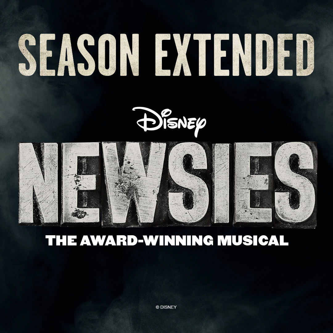 GREAT NEWS LONDON📣
We’re extending our run @troubadourWPark due to popular demand! You now have until 16 Apr 2023 to join us. Will you be out there, carrying the banner?

newsiesthemusical.co.uk