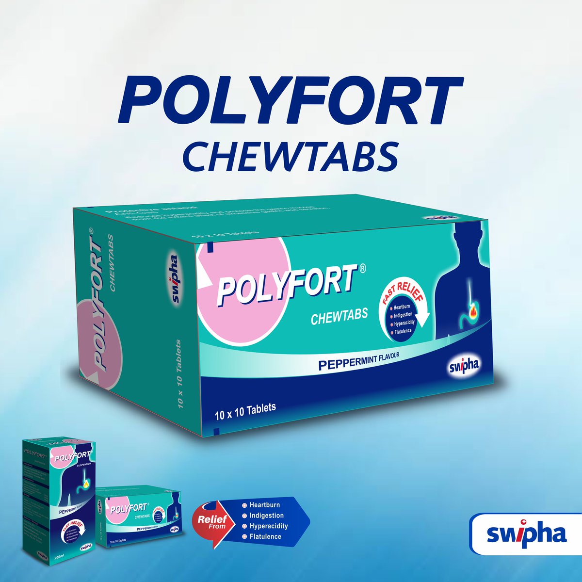 polyfortng's tweet photo. Try Polyfort Chewtabs peppermint-flavoured, cooling sensation.
#Polyfort relieves symptoms like; #heartburn, #constipation and #hyperacidity #flatulence #indigestion #gastroesophagealreflux. #FeelMuchBetter #SwiphaNigeria https://t.co/W1RQG4vwJ5