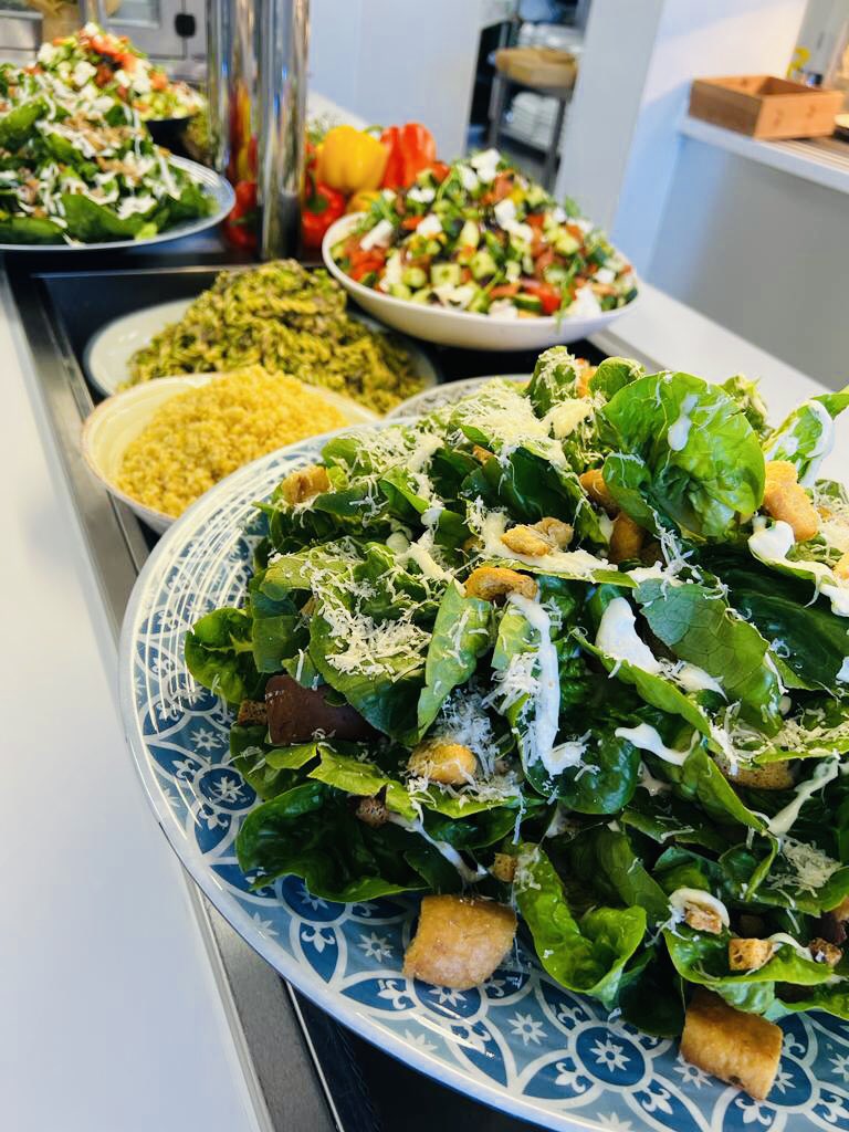#MotivationalMonday. It’s been a busy term but here’s a look at some of the healthy food that’s been on offer and provided as part of our open days. Vegetarian and meat options with fresh and vibrant flavours. <a href="/NWC_Catering/">NWC Catering</a>  @Thomas_Franks_ #schooldinners #healthyeating