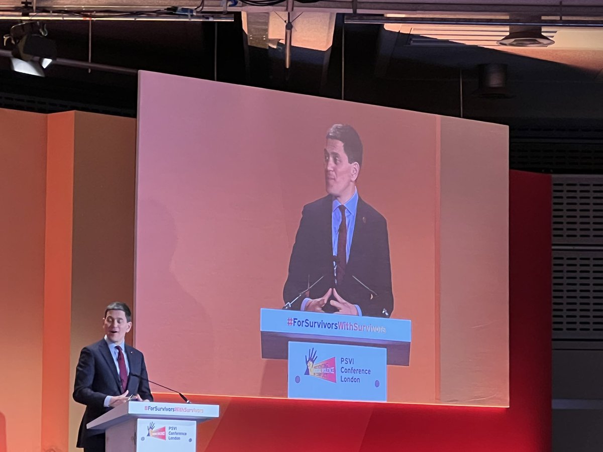 ChrissyDHart's tweet photo. .@DMiliband sounds the call for MULTI-YEAR, sustained funding for #SVC prevention efforts — crucial for both preventing sexual violence in conflict and peacetime. We have proven solutions, we need political will, RESOURCES, and a commitment to centering survivors. #EndSVC https://t.co/Zp7TOdUCnf