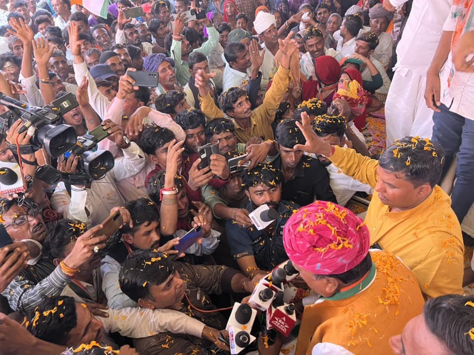 થરાદ વિધાનસભા ની જાહેર સભા