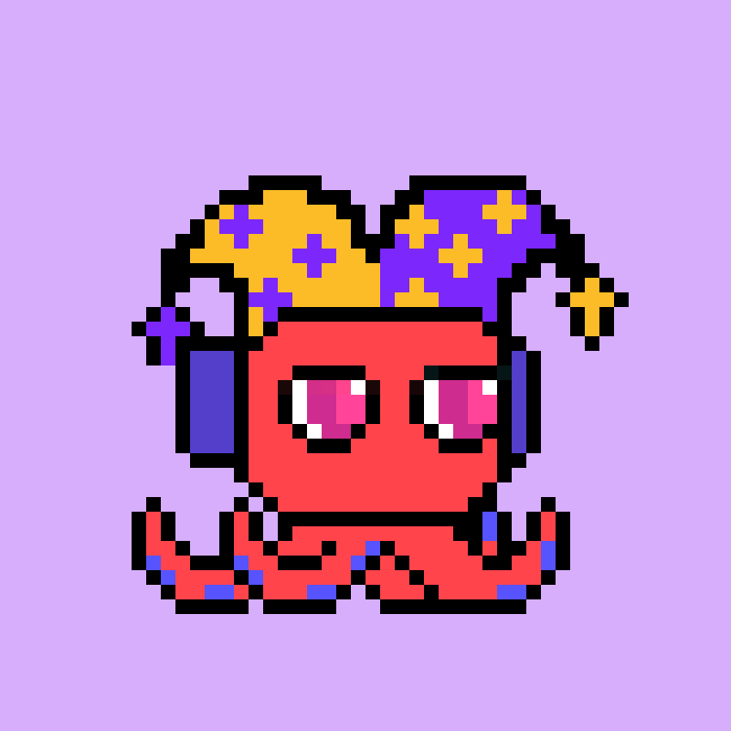 PixelsDAO_NFT's tweet photo. Pets in the game， little octopus！🦑🦑

#NFTProject #NFTgaming https://t.co/iBBfBAjKEZ
