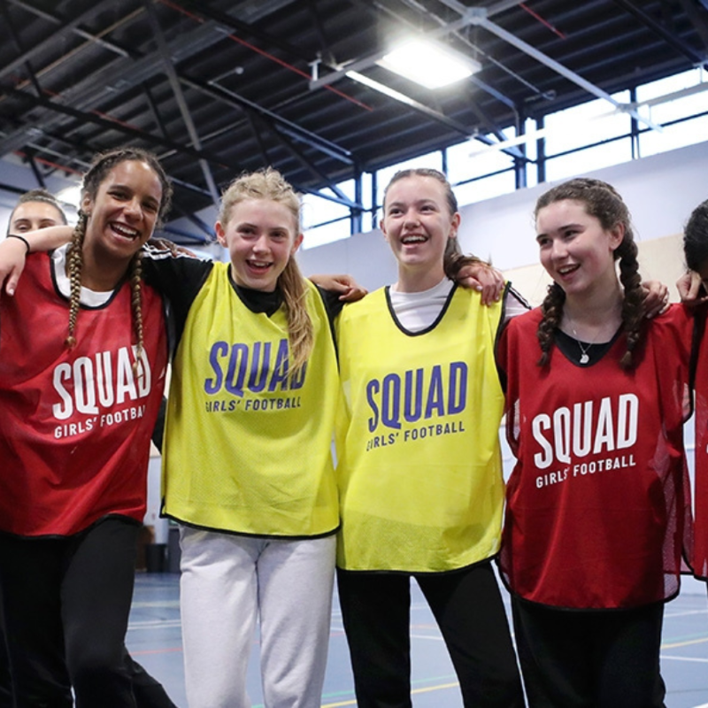 Sport_England's tweet photo. #SportEngland invested £2m of @TNLUK funding into grassroots girls football as part of the Squad Girls programme with the @FA ⚽️

It's a programme that aims to combat self-consciousness &amp; lack of confidence by training coaches to ensure girls have a voice &amp; choice during sessions