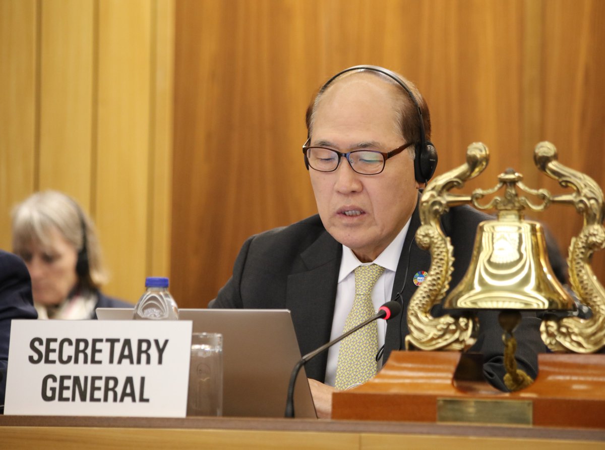 IMOHQ's tweet photo. The IMO Council is meeting this week. Agenda items include developing strategic plan for next six years 2024-2029. Read opening remarks here: https://t.co/ibPcIiwPbQ #IMOcouncil https://t.co/ICtYtYX6rN