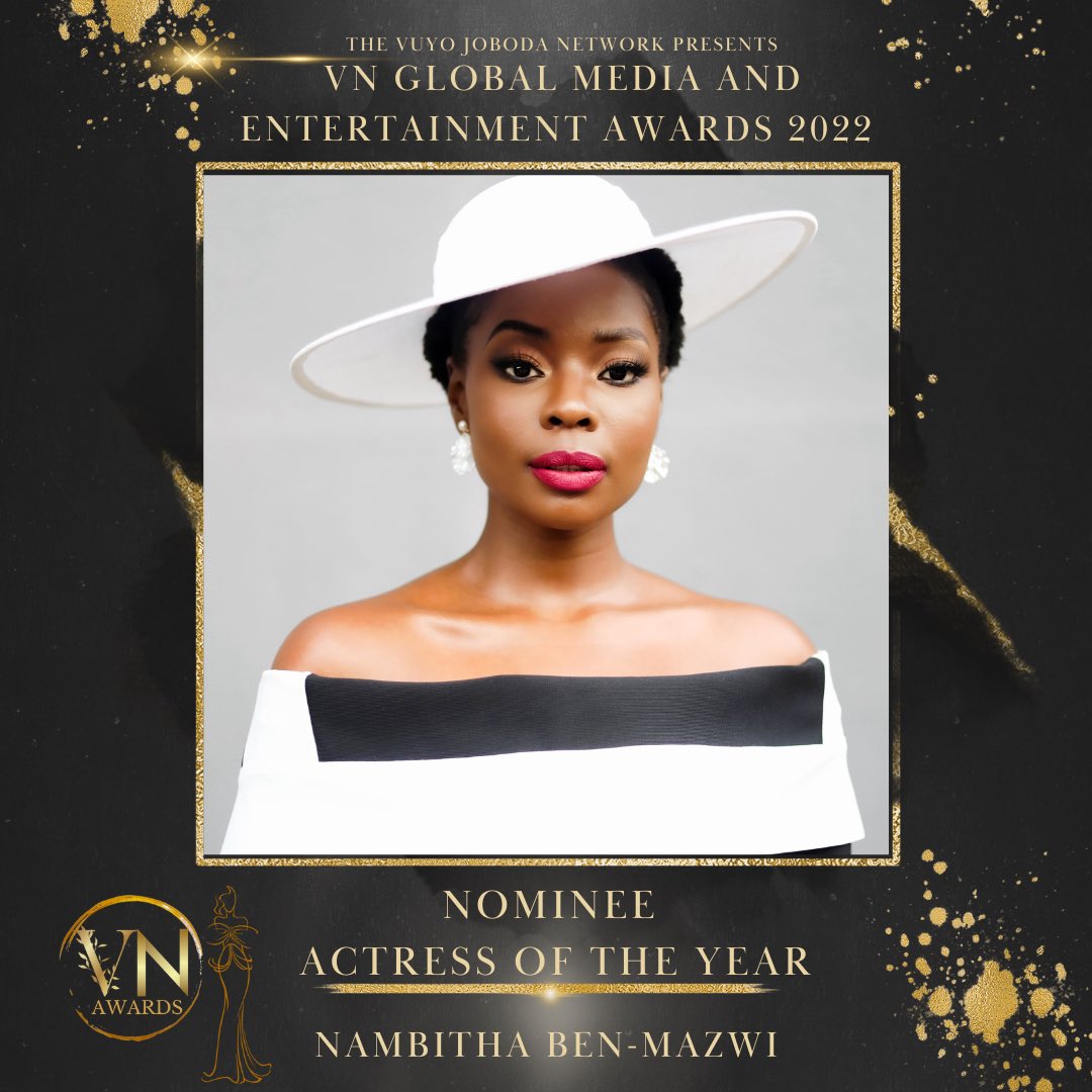 MEET THE NOMINEES⭐️

Nambitha Ben-Mazwi is a Actress of the Year Nominee for the VN Global Media and Entertainment Awards 2022 

Congratulations <a href="/LadyNam_BM/">Nambitha  Ben-Mazwi</a> 

The awards ceremony will be on December 15th in Cape Town South Africa. Voting opens 1st Dec 2022.

#VNGlobalAwards2022