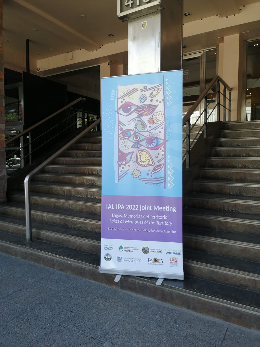 ISUPaleolimnLab's tweet photo. Our team has made it to the @ial_ipa meeting!

Held in Bariloche, this meeting will celebrate lakes (and researchers) from all around the world.

We are excited for a busy week here. https://t.co/Idd2gNnLSY