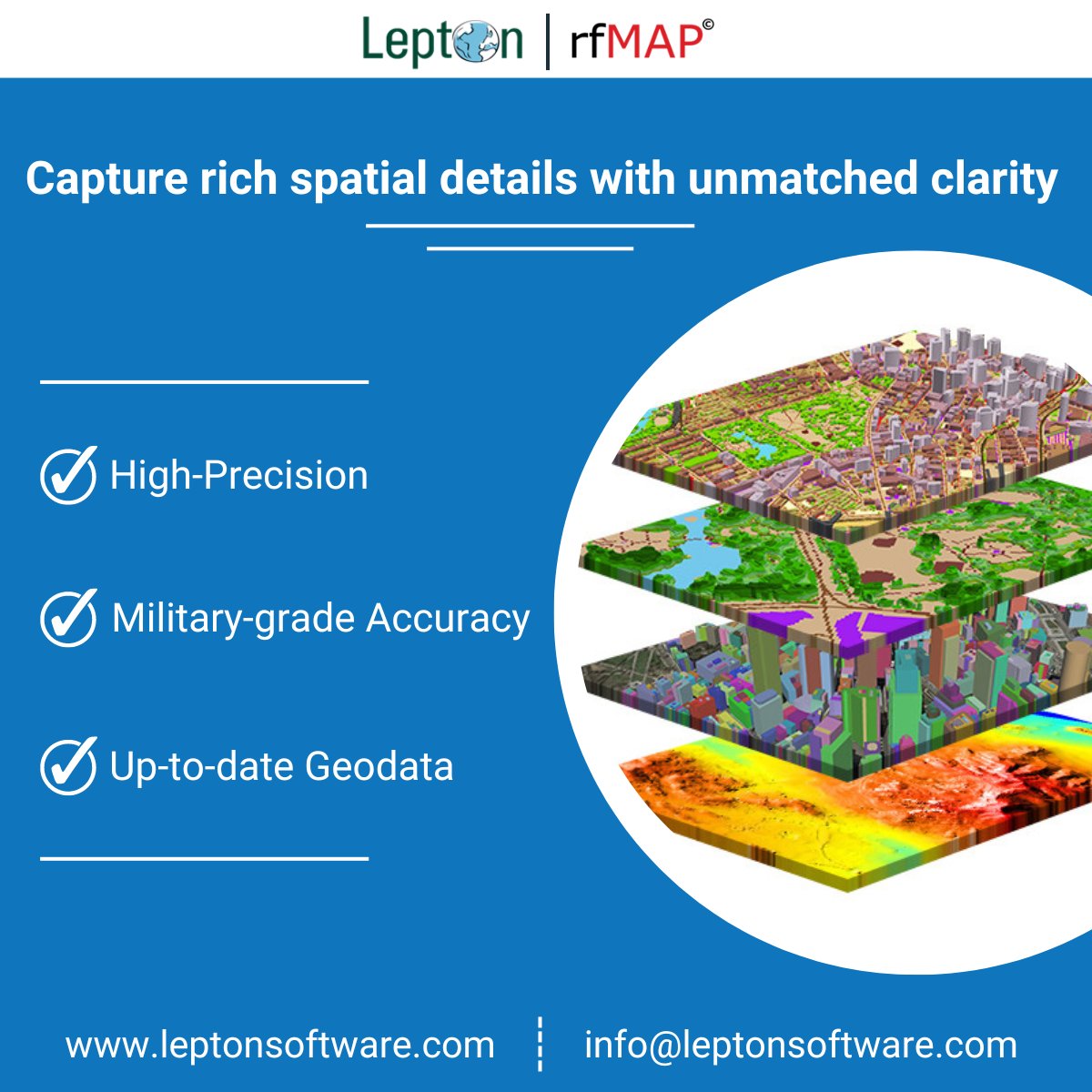 leptonsoftware's tweet photo. Get high-end, accurate 3D maps to better plan your telecom needs with rfMap by Lepton Software. Create interactive maps to elevate your network planning. 

To know more, visit:  https://t.co/FY0a6fo6Sz

#LeptonSoftware #3Dmaps #rfmap #network #planning #geospatialdata #telecom https://t.co/5oTWWiA8OX