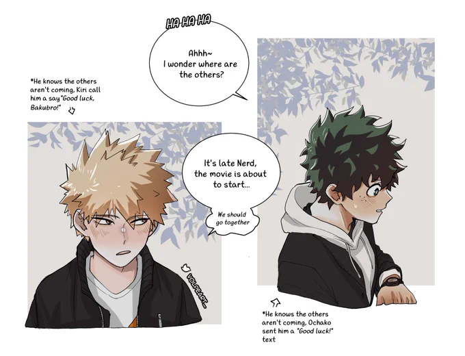 My idea with Hori's sketch 🫣🧡💚 They have good friends haha 