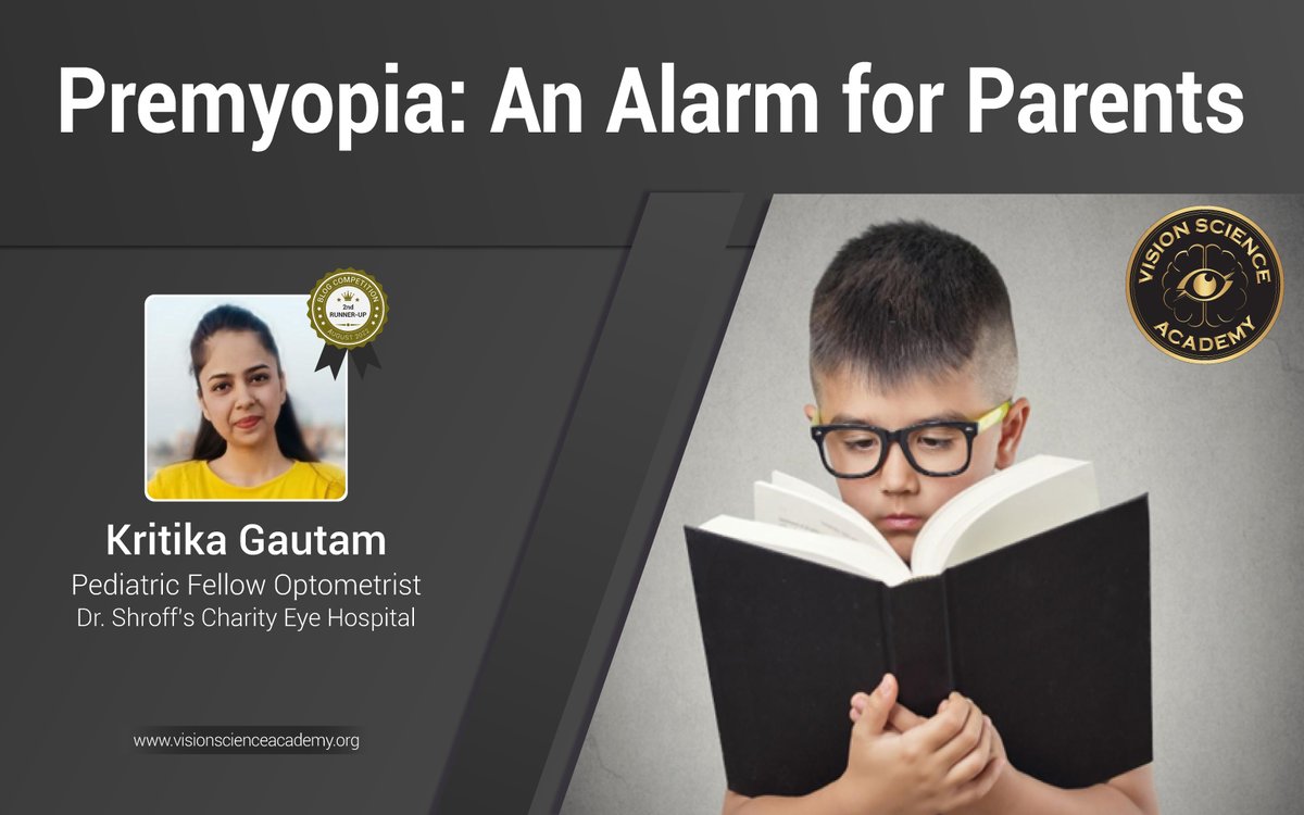 science_vision's tweet photo. Pre-myopia: An Alarm for Parents
By - Kritika Gautam, Dr. Shroffโs Charity Eye Hospital
Read hereโถ๏ธhttps://t.co/bcewZ65OYG
#eyehealth #eye #optometry #ophthalmology #eyecare #myopia #premyopia #blog #science #research #children #publichealth #optometrists #visionscienceacademy https://t.co/KqVnIJBxZV
