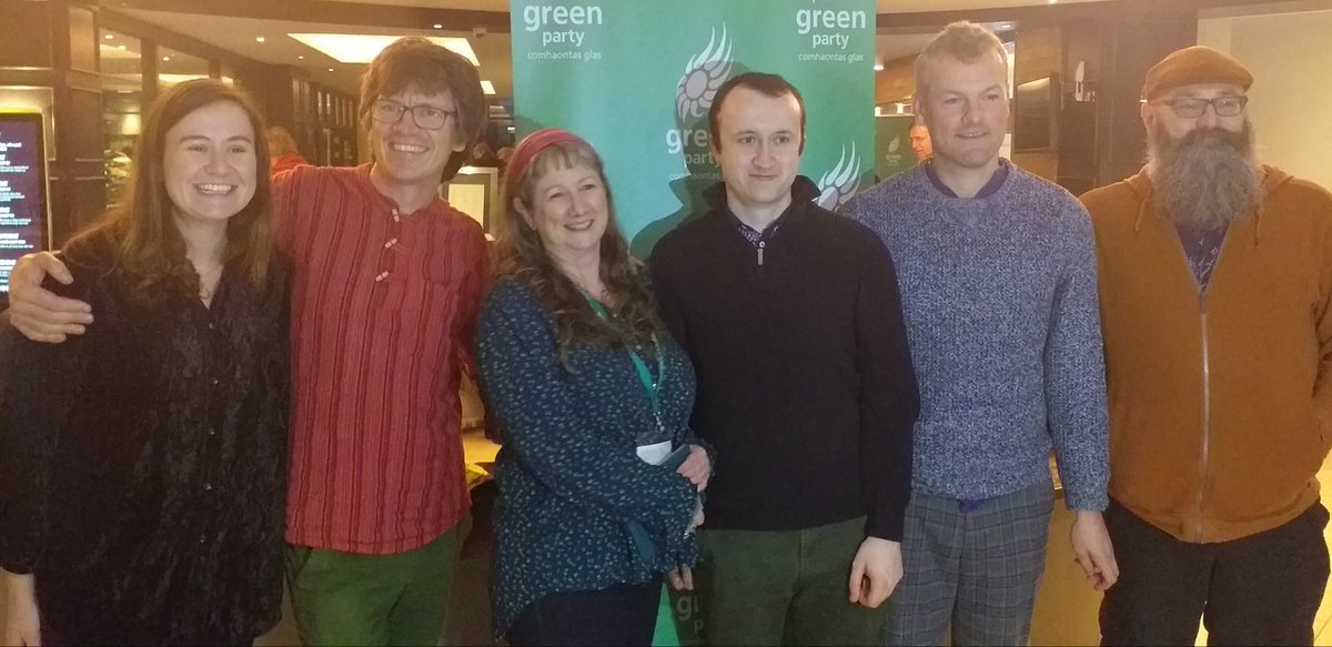 greens_kerry's tweet photo. What a weekend! We were at the @greenparty_ie convention in #Athlone meeting fellow-members from all over the country. Good to reflect on how #GreensInGovernment are making a difference. Great team from #Kerry
#GPAC22 https://t.co/hDvOCQBYvf