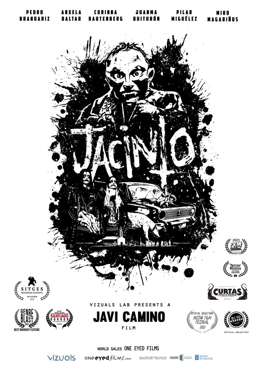 GalegoEnLondres's tweet photo. 📽🎞 O extraordinario e moi lembrado Pedro Brandariz é protagonista desta longametraxe con guión e dirección de Javi Camino: ‘Jacinto’. O xénero de terror no #CicloMestreMateo  

📍 🎬 Salón de Actos do IE Cañada Blanch, Sábado 3 decembro ás 18:00 h

👉 https://t.co/1h6RC5HHXo https://t.co/Y36k8RL7TH