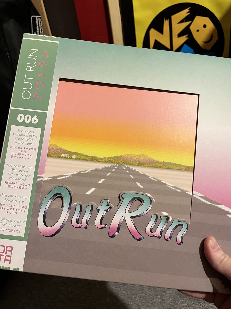 The perfect soundtrack to a day of coding #sega #outrun