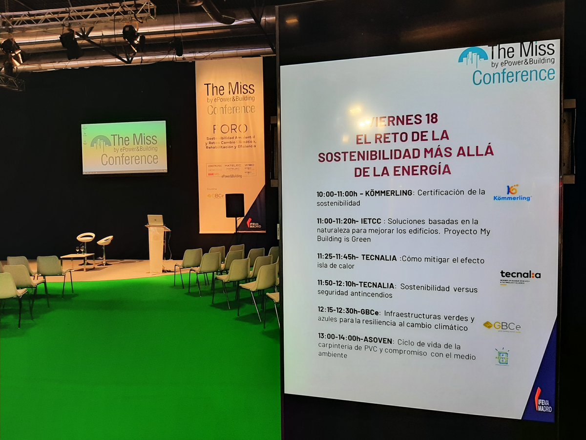 buildingisgreen's tweet photo. El pasado 18 de nov. participamos en el evento #TheMISSConference (@epowerbuilding) de #CONSTRUCTEC2022 (@Construtec_), la Feria de materiales, técnicas y soluciones constructivas en
@IFEMA MADRID.
Toda la información en:
👉 https://t.co/XI984mpu1Y
@LIFEprogramme #LIFEmBiG https://t.co/nb1o6og276