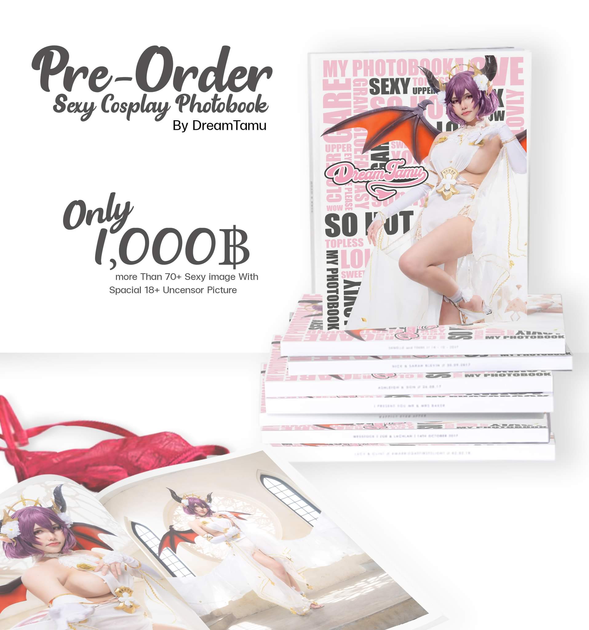 DreamTamu ☆ OnlyFans 16.99$ ☆ on Twitter: "PHOTOBOOK NUDE R18+ เล่มเเรก