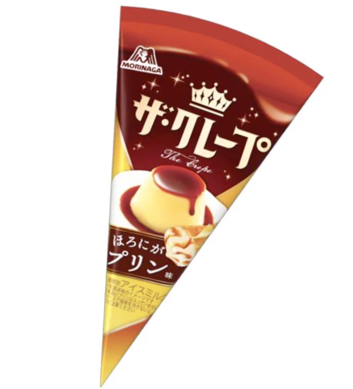 森永から新発売！ほろにがプリンのザ・クレープ！