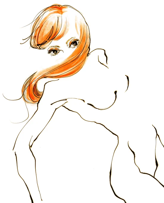 「掴めない」まだ きみのこと#イラスト#illustration#ファッションイラスト 