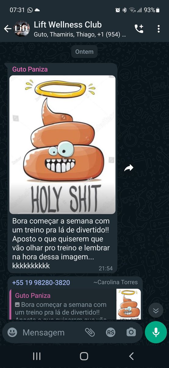 E a semana começa assim... Treino pesado e divertido de fato ;)