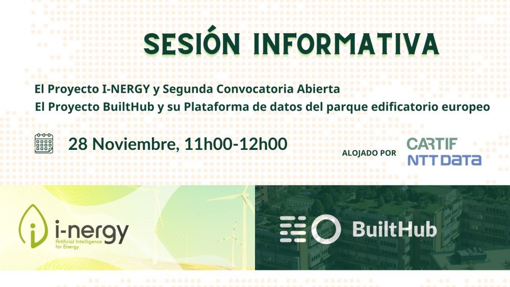 🚨No te pierdas hoy la jornada de los proyecto I-ENERGY &amp; BuiltHub. 

Ya hemos empezado‼

✍Inscríbete!!
us02web.zoom.us/meeting/regist…

<a href="/CARTIFCT/">CARTIF</a>