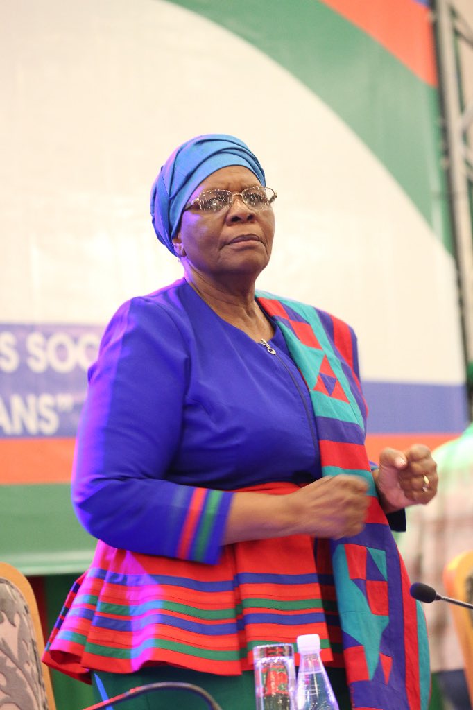TheNamibian's tweet photo. NANDI-NDAITWAH WINS …Netumbo Nandi-Ndaitwah has been elected the Swapo vice president, beating Saara Kuugongelwa-Amadhila and Pohamba Shifeta. Sophia Shaningwa remains the Swapo secretary general, after defeating Armas Amukwiyu. There will be a rerun for the Swapo deputy SG post https://t.co/UEyuUs896n