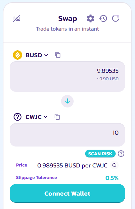 Start your asset management for only 9.89535 BUSD