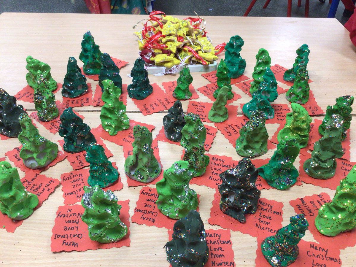 HgcpNursery's tweet photo. Nursery have worked hard making Christmas trees and decorations to sell at our Christmas market later. Please come along after school to support us 🎄🎅🤶 @HGCPSCHOOL #christmas #nurseryenterprise #christmasmarket #itsbeginningtolookalotlikechristmas https://t.co/bYwxwb4qgL
