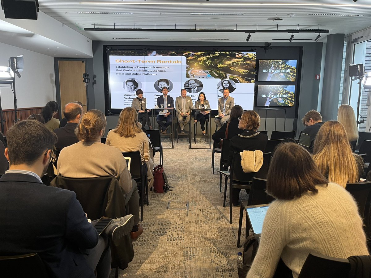 eutraveltech's tweet photo. Excited to start the debate on @EU_Growth proposal regulating short-term #rentals. You can also follow the discussion live online: https://t.co/5xZqtXsczw @DaveKeating @josiannecutajar @visitportugal https://t.co/SYY9MPizp2