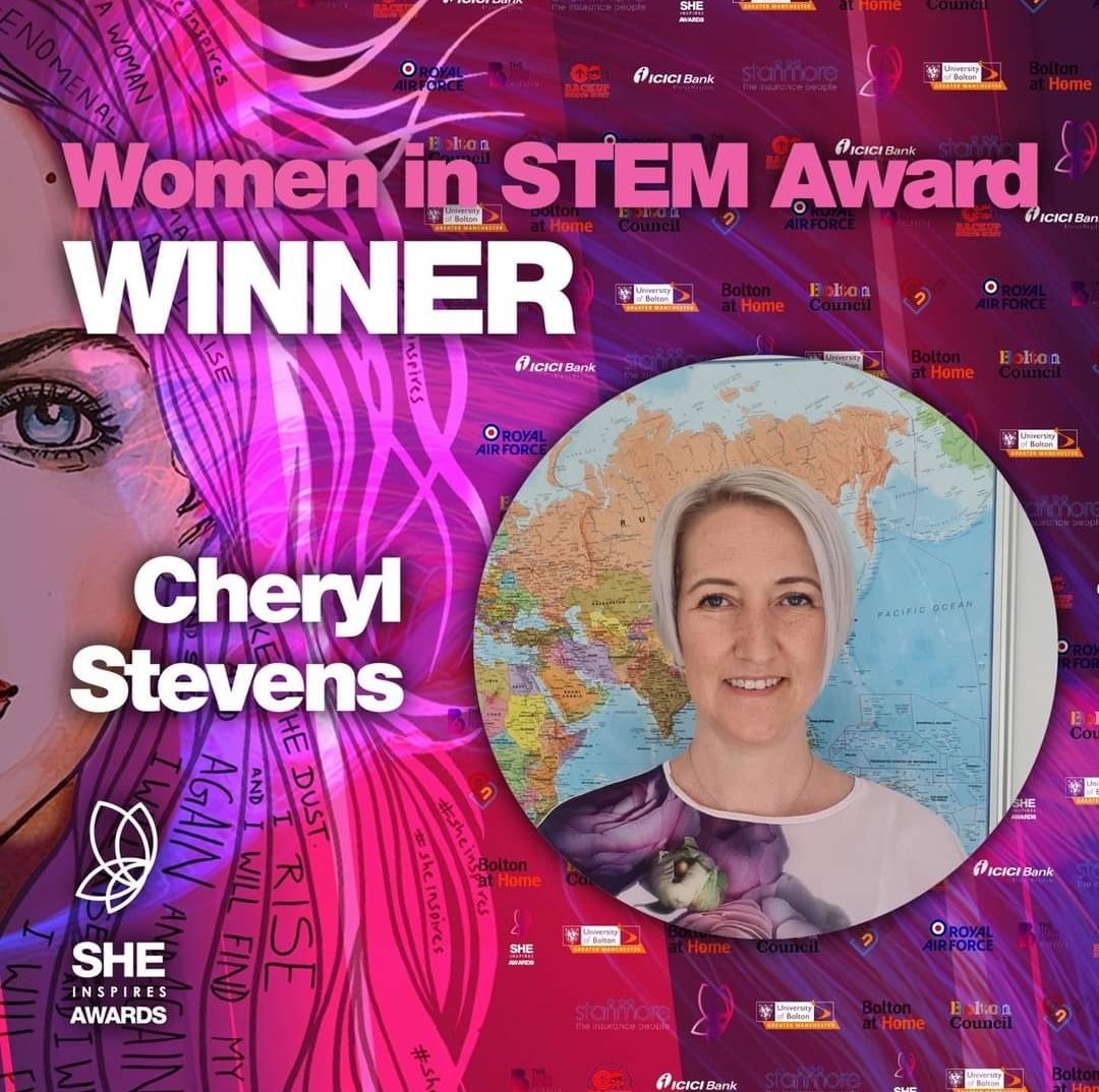 So, this happened 😁. Completely shocked &amp; humbled and know my Zoom face showed that 😂. Exceptional celebration of awesome women, really grateful; I'm doing a job I love <a href="/DWPDigital/">DWP Digital</a> and if I've inspired 1 person to get into STEM I'm ecstatic <a href="/SheInsprAwrds/">SheInspires 🦋</a> #SheInspiresAwards2022