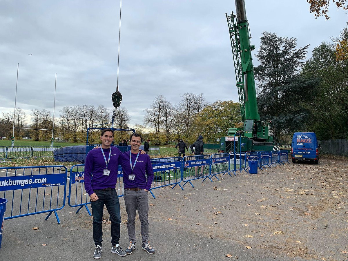LogmyCare's tweet photo. Last weekend our co-founders, Sam and Adam, jumped 160ft to raise money for the @CareWorkersFund. 

They raised over £1,000 that will go to supporting care workers across the UK. 

Thank you to everyone who donated - without your support, they wouldn't have taken the plunge 💫🗻 https://t.co/KpIYEIB7FT