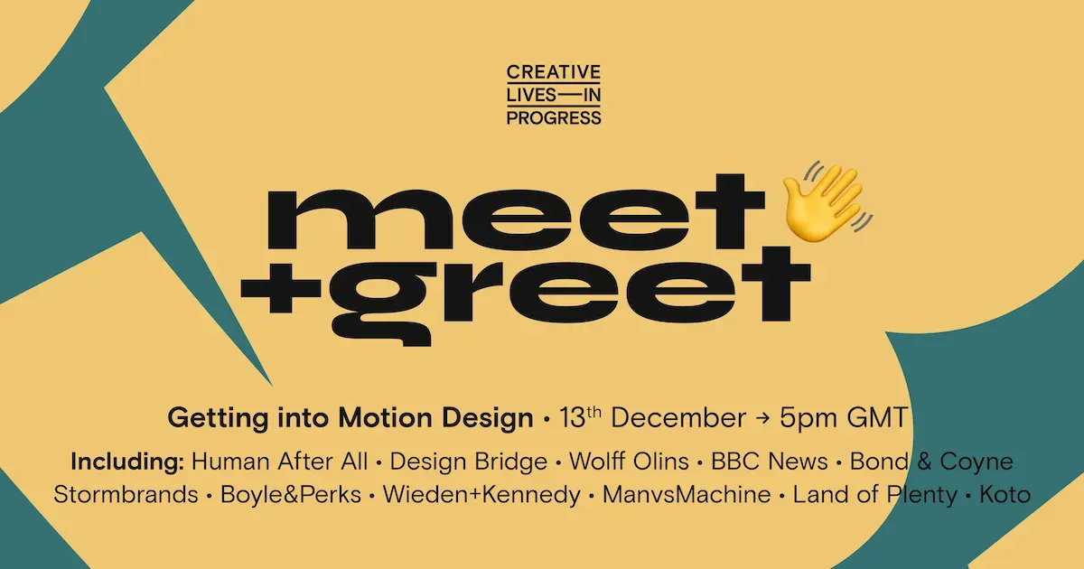 🚨 TODAY is your final day to register for our networking event on motion design! Sign up here by 11:59 tonight! 👉 bit.ly/3Eu87hF