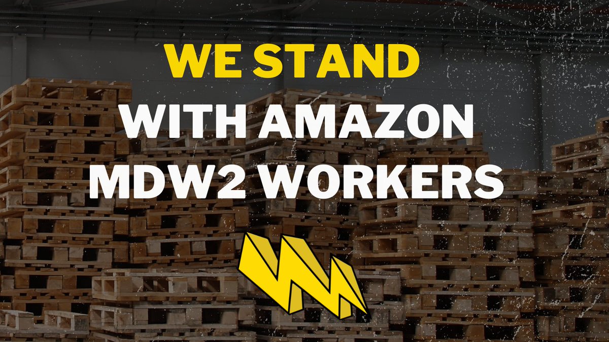 WarehouseWorker's tweet photo. #MDW2 workers will fight until their voice is heard. Help amplify their voice by RT this thread and signing the MDW2 worker organizing petition to tell #Amazon the biggest deal on #CyberMonday is worker justice.
#AmazonHurts #NothingMovesWithoutUs
https://t.co/TvGQzF5RkU https://t.co/iviyjCB9m3