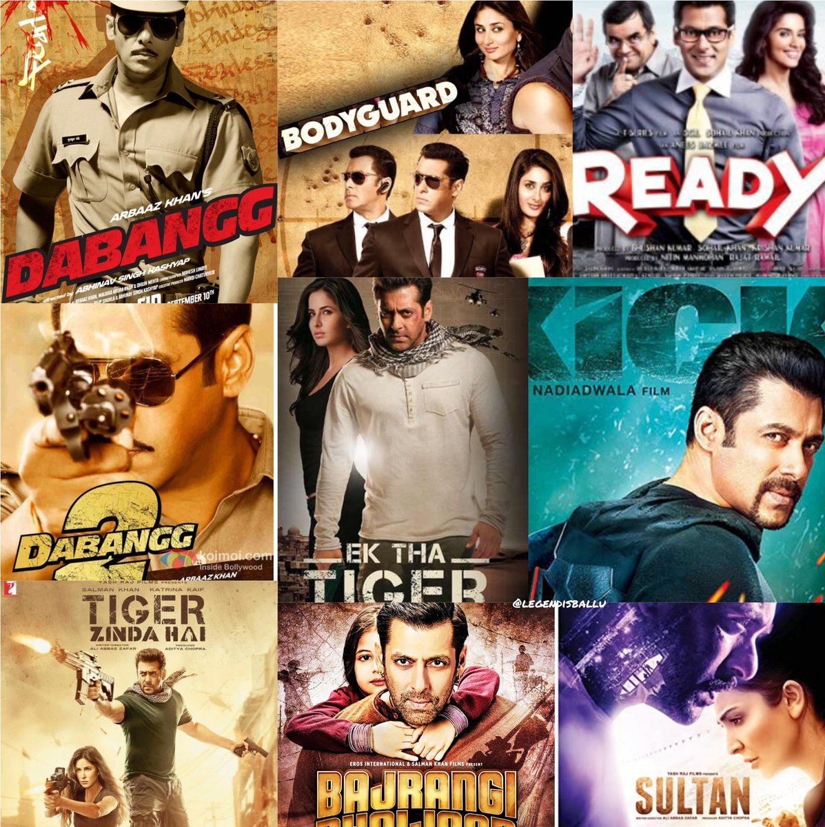 SalmanKhanFCRaj's tweet photo. This is the Best movies of megastar Salman Khan from 2010 to 2020. So guess which movies will be the Best from 2020 to 2030?👌🤔#SalmanKhan #SalmanKhan𓃵 #NoEntry2 #Kick2 #BajarangiBhaijaan2 #KisiKaBhaiKisiKiJaan #Tiger3 #Dabbang4 #BlackTiger #PremKiShaadi & More
@BeingSalmanKhan https://t.co/14C6UkpGWD