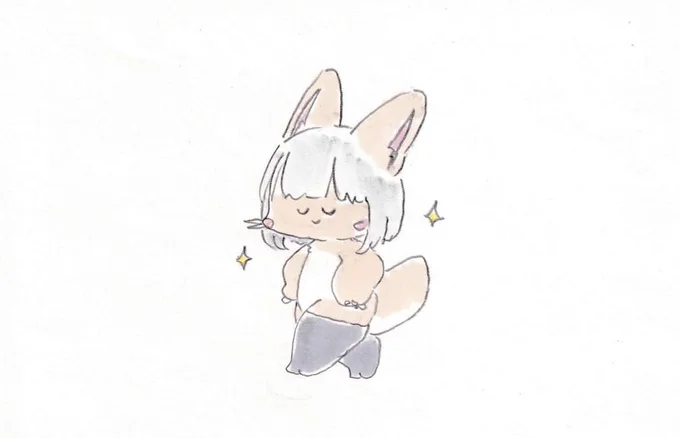 はいぱーせくしーにーはいナナチちゃん。#イラスト #メイドインアビス #いいニーハイの日 