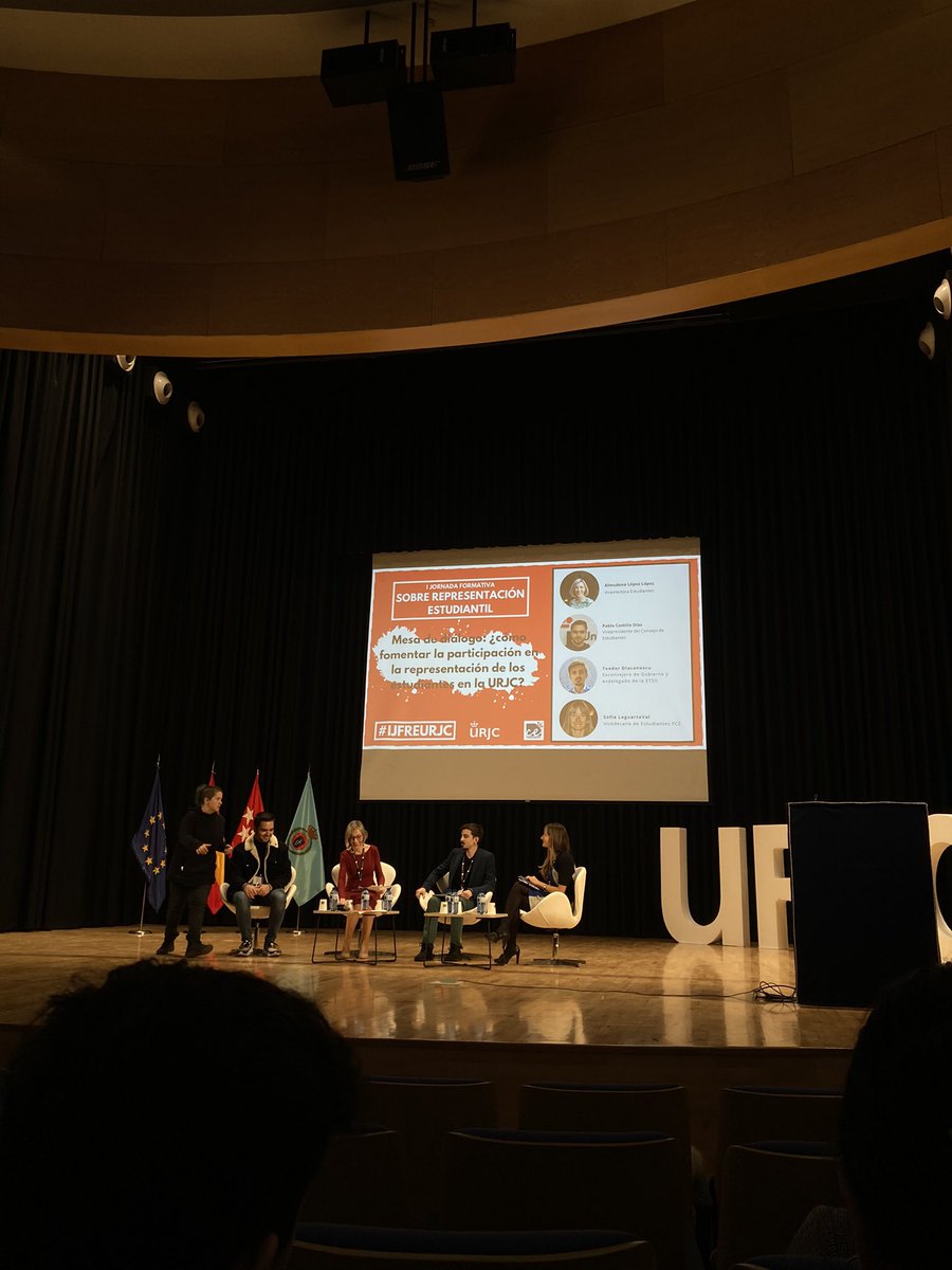 Jornada de representación estudiantil <a href="/urjc/">URJC</a> <a href="/CE_URJC/">Consejo de Estudiantes URJC</a> 
#IJFREURJC