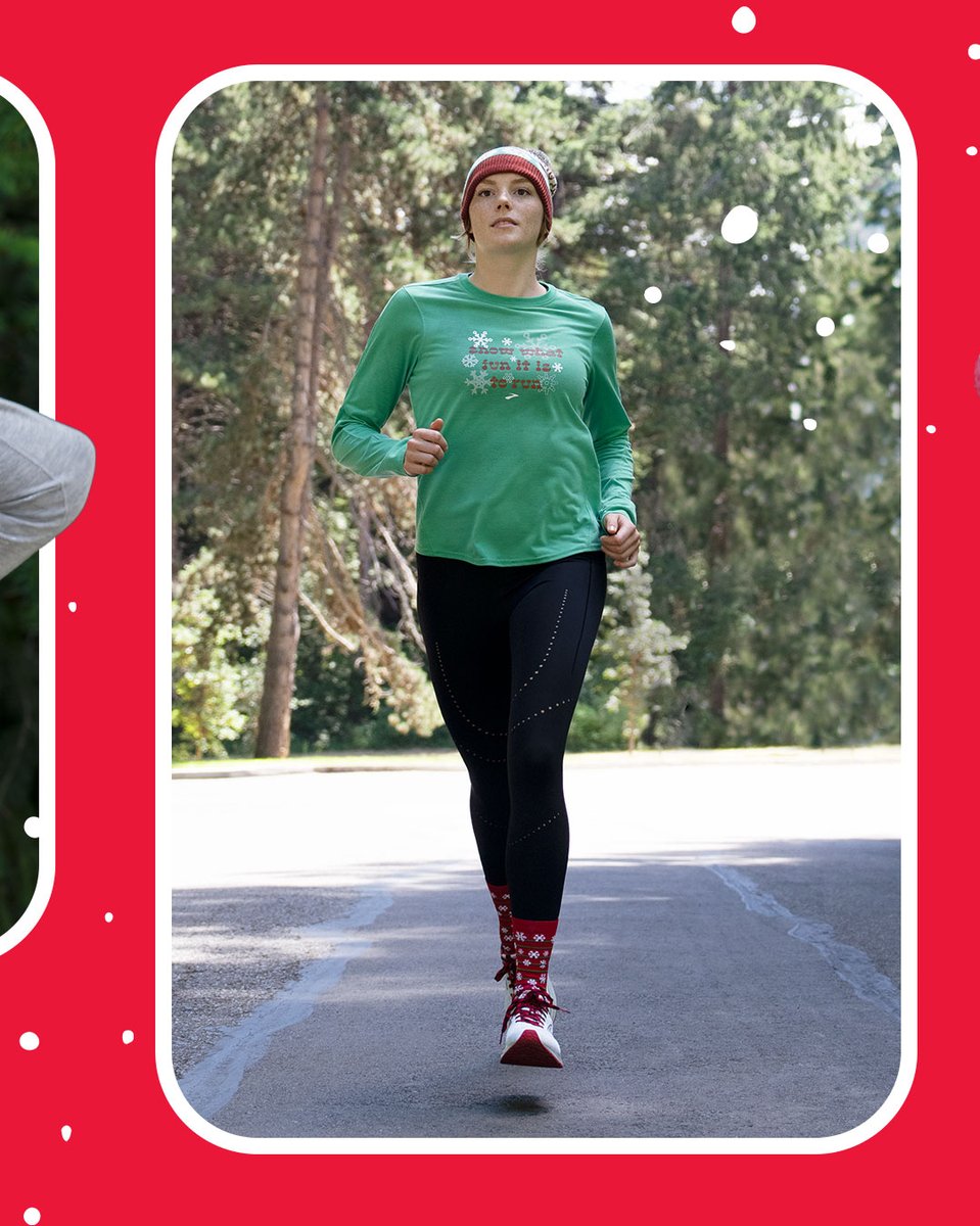 Brooksrunninguk's tweet photo. Our holiday collection is back! 🔔 Go dashing through the snow in the all new Run Merry Collection. Featuring the snowman-inspired Levitate 6, long sleeve shirts, socks and a pom beanie to keep you warm on frosty runs. ❄️ Link below to shop! #RUnMerry
https://t.co/OwIcjSJw53 https://t.co/wPtAZewTcd